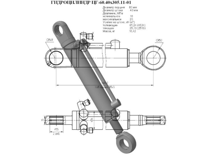 ЦГ-60.40х305.11-01