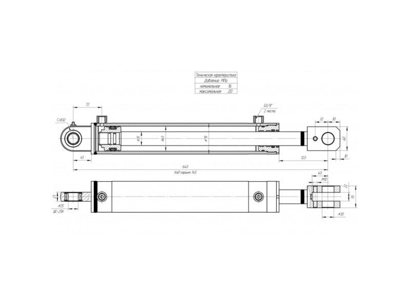 ЦГ-63.35х345.09